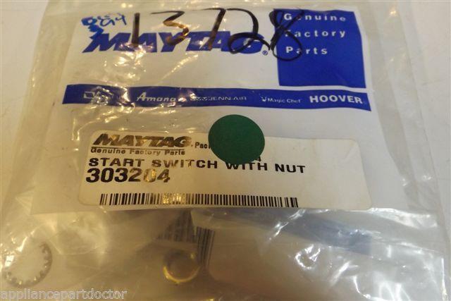 Maytag DRYER 303204 starter sw with nut NEW IN BOX Maytag DRYER 303204 starter sw with nut NEW IN BOX